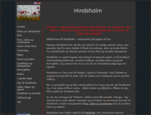 Tablet Screenshot of hindsholm.com